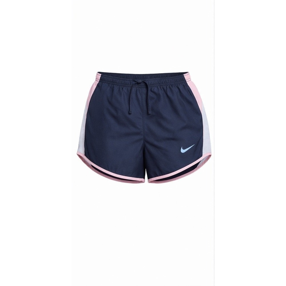 Nike Dri-FIT Running Shorts Womens Medium Black Pink Mesh Athletic Activewear